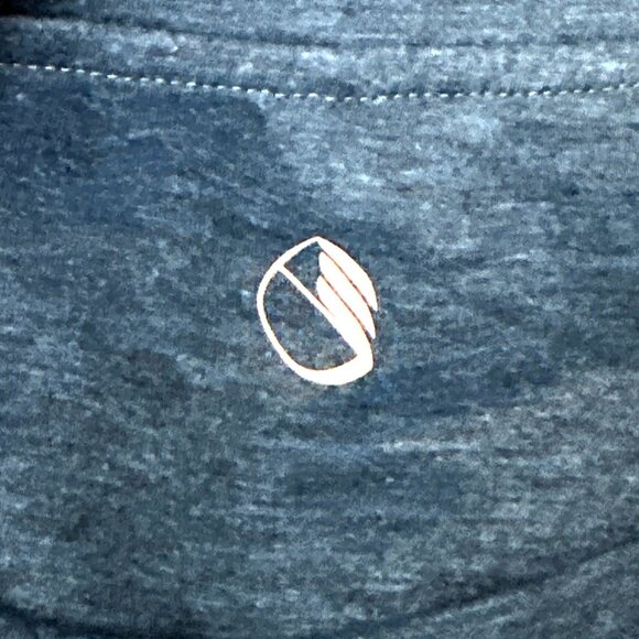 Icyzone Tank Top Teal Blue Racerback Side Cutouts Workout Mens Size Large - Picture 5 of 7